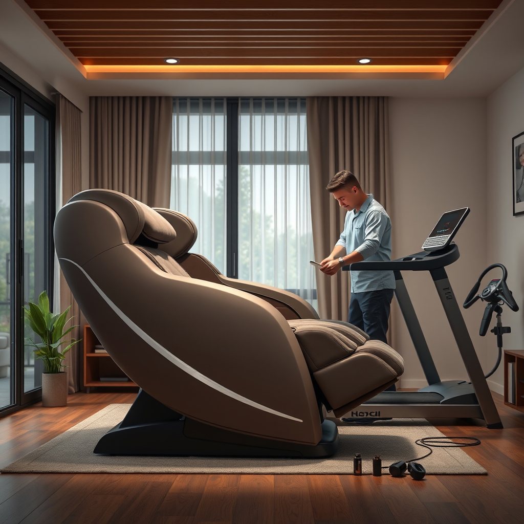 Da ghế massage bị rạn nứt, cần thay mới